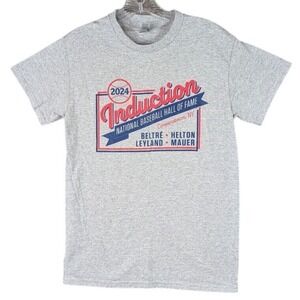 Gildan Mens Shirt Induction National Baseball Hall of Fame 2024 Retro Small NWOT